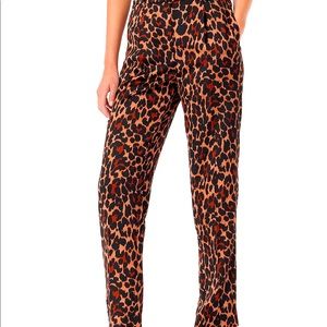 J Crew loose leg pants Leopard